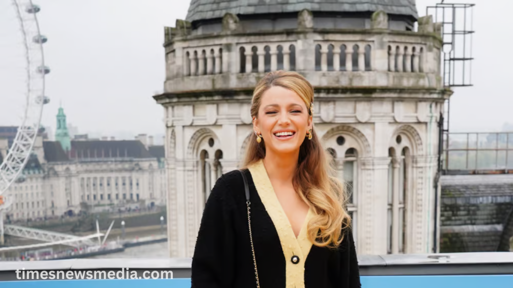 Blake Lively smiles alongside Another Simple Favour co-stars amid legal battle
